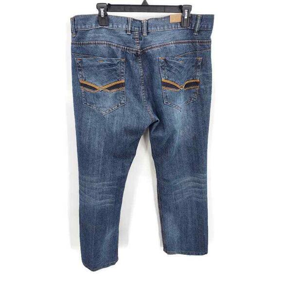 FUSAI 1997 men's medium wash regular fit jeans in size 38 - Picture 2 of 6